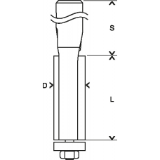 Zarovnávacia fréza na laminát, 8 mm 2608628346 BOSCH