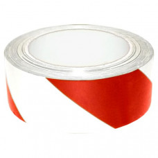 Páska výstražná, 50mmx33m, lepiaca, červeno-biela VRCPRO 9531