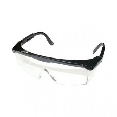 Okuliare ochranné, číre s čiernym rámom, VRCPRO 9753