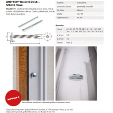 Turbo skrutka s tanierovou hlavou 13mm