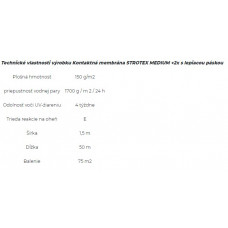 Strotex MEDIUM + 2X páska  150g/m2 75m2
